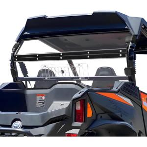 imageStarknightMT Vented ZForce Rear Windshield Compatible With 20232026 CFmoto ZForce 950 Sport ampamp 4950 Trail 800 Trail G2 Back Window Heavy Duty PC Clear Do Not Fit HO EX Models