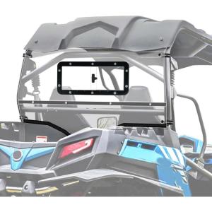 imageStarknightMT ZFORCE 800 Rear Windshield Vent Back Window Compatible with CFMOTO ZFORCE 800 EX 20142022 Clear Back Windshield UTV Accessories for All Wheather
