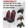 imageStarknightMT RZR XP Seat Cover Compatible with Polaris RZR XP 1000 201420231822 RZR RS1 1721 RZR XPXP 4 Turbo WaterResistant Black ampamp Red with Pocket 1680D Cushion Protection
