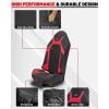 imageStarknightMT RZR XP Seat Cover Compatible with Polaris RZR XP 1000 201420231822 RZR RS1 1721 RZR XPXP 4 Turbo WaterResistant Black ampamp Red with Pocket 1680D Cushion Protection