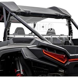 imageStarknightMT RZR Rear Windshield Vented Window Compatible with Polaris 2024 Polaris RZR XP 1000RZR XP4 1000 PC Hard Clear Back Windshield Accessories Parts