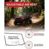 imageStarknightMT Ranger XP 1000 Vented Windshield Ranger Front Full Windshield with Sliding Window Compatible with Polaris Ranger XP 1000 Crew XP 1000 20172025 Ranger 1000 Crew 1000 20202025