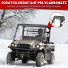 imageStarknightMT Full Windshield Compatible With 20192026 Kawasaki Mule PROMX ScratchResistant Front Window Heavyduty Clear PC Windscreen Hard Coated AntiUVDustproof Accessories