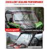 imageStarknightMT Teryx KRX 1000 Flip Windshield Scratch Resistant 2in1 Windshield Compatible with Kawasaki Teryx KRX 1000 20202025 Clear PC Window Used with Roof Accessories