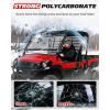 imageStarknightMT UTV Flip Windshield ScratchResistant Compatible with Kawasaki Mule Pro FXT FX DXT DX 20152025 2in1 Clear Front Window HardCoated Polycarbonate Windscreen 250x Stronger Than Glass