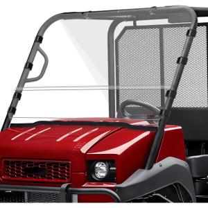imageStarknightMT ScratchResistant Mule 4010 Windshield Compatible with Kawasaki Mule 4000 4010 20092026 Clear Hard Coated Polycarbonate Front Windscreen UTV Accessories