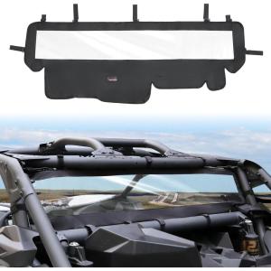 imageStarknightMT X3 Rear Windshield Soft X3 Back Window Compatible With Can Am Maverick X3 amp X3 Max 20172024  Clear Waterproof Dustproof Scratch Proof
