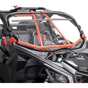 imageStarknightMT X3 Windshield For Use Wtih Intrusion Bar  Scratch Resistant X3 Full Windshield Compatible with CanAm Maverick X3 900 XRS XDS Turbo R Max 20172025Heavy Duty Clear Polycarbonate