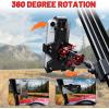 imageStarknightMT UTV Phone Mount for ProFit Cage 360 Adjustable Aluminum Alloy 8 Claws SXS Phone Mount Heavy Duty Cell Phone Holder for Defender Ranger General Uforce for 40 to 72 Cellphone