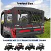 imageStarknightMT UTV Soft Cargo Bed Cover Compatible with 2013 Polaris Ranger 570 1000 XP 1000 900 Fullsize Waterproof Cargo Camper Covers Antidust UTV Bed Rack Accessories Antisnow