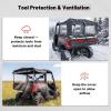 imageStarknightMT UTV Soft Cargo Bed Cover Compatible with 2013 Polaris Ranger 570 1000 XP 1000 900 Fullsize Waterproof Cargo Camper Covers Antidust UTV Bed Rack Accessories Antisnow
