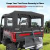 imageStarknightMT UTV Soft Cargo Bed Cover Compatible with 2013 Polaris Ranger 570 1000 XP 1000 900 Fullsize Waterproof Cargo Camper Covers Antidust UTV Bed Rack Accessories Antisnow