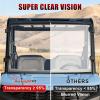 imageStarknightMT Front Windshield Compatible With Polaris Ranger SP 570 20222026 Ranger Midsize 570 500 EV ETX 20152022 ScratchResistant Clear UTV Full Windshield