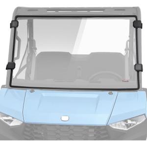 imageStarknightMT Front Windshield Compatible With Polaris Ranger SP 570 20222026 Ranger Midsize 570 500 EV ETX 20152022 ScratchResistant Clear UTV Full Windshield