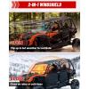 imageStarknightMT 2IN1 Talon 1000 Flip Windshield Compatible with Talon 1000X1000R1000X4 2019 Scratch amp UV Resistant Folding Clear Front Windscreen NoDrill Install