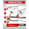 imageStarknightMT 2IN1 Talon 1000 Flip Windshield Compatible with Talon 1000X1000R1000X4 2019 Scratch amp UV Resistant Folding Clear Front Windscreen NoDrill Install