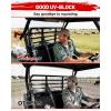 imageStarknightMT Mule Pro Rear Windshield Compatible with 2015 Kawasaki Mule Pro FXT 2016Kawasaki Mule Pro DXT Hard Coated Polycarbonate Back Window AntiUV UTV Windscreen Panel Accessories Parts