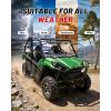 imageStarknightMT Teryx flip Windshield Waterproof Scratch Resistant Compatible with 2016 KAWASAKI Teryx 800 24 Seaters 2021 Teryx SS 4 Accessories Vent Clear Front Windshield Used with Roof