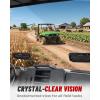 imageStarknightMT Vented Full Windshield Compatible with 2018 Gator XUV 835E 835M 865E 865M 2in1 Farm amp Ranch Front Window ScratchResistant Hard Coated PC Clear HeavyDuty Windscreen Parts