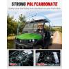 imageStarknightMT Vented Full Windshield Compatible with 2018 Gator XUV 835E 835M 865E 865M 2in1 Farm amp Ranch Front Window ScratchResistant Hard Coated PC Clear HeavyDuty Windscreen Parts