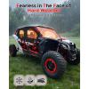 imageStarknightMT X3 MAX Cab Enclosure with Steel FrameUpgrade YKK Zipper Door Window Compatible With Can Am 20172026 Maverick X3 MAX X Turbo R DS RS RR MR 4Seater ModelWork with Roof Windshield Mirror