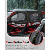 imageStarknightMT X3 MAX Cab Enclosure with Steel FrameUpgrade YKK Zipper Door Window Compatible With Can Am 20172026 Maverick X3 MAX X Turbo R DS RS RR MR 4Seater ModelWork with Roof Windshield Mirror
