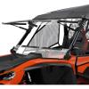 imageStarknightMT 2IN1 Talon 1000 Flip Windshield Compatible with Talon 1000X1000R1000X4 2019 Scratch amp UV Resistant Folding Clear Front Windscreen NoDrill Install