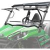 imageStarknightMT Teryx flip Windshield Waterproof Scratch Resistant Compatible with 2016 KAWASAKI Teryx 800 24 Seaters 2021 Teryx SS 4 Accessories Vent Clear Front Windshield Used with Roof