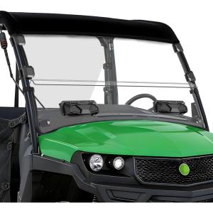 imageStarknightMT Vented Full Windshield Compatible with 2018 Gator XUV 835E 835M 865E 865M 2in1 Farm amp Ranch Front Window ScratchResistant Hard Coated PC Clear HeavyDuty Windscreen Parts