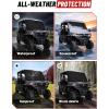 imageStarknightMT UTV Windshield Snow Cover Compatible with Cfmoto Uforce 10001000 XL 20192025 and U10 Pro Waterproof Transport Windshield Protector for Ice and Snow BlackBlack