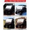 imageStarknightMT UTV Windshield Snow Cover Compatible with Cfmoto Uforce 10001000 XL 20192025 and U10 Pro Waterproof Transport Windshield Protector for Ice and Snow BlackWhite