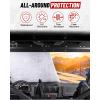 imageStarknightMT UTV Windshield Snow Cover Compatible with Cfmoto Uforce 10001000 XL 20192025 and U10 Pro Waterproof Transport Windshield Protector for Ice and Snow BlackBlack
