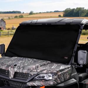 imageStarknightMT UTV Windshield Snow Cover Compatible with Cfmoto Uforce 10001000 XL 20192025 and U10 Pro Waterproof Transport Windshield Protector for Ice and Snow BlackBlack