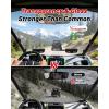 imageStarknightMT Teryx H2 Vented Windshield ScratchResistant PC Windshield Compatible with Kawasaki 2026 Teryx H2 4 H2 5 H2 DELUXE ES Hard Coated 2in1 Design Windscreen