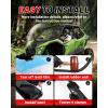 imageStarknightMT Teryx H2 Vented Windshield ScratchResistant PC Windshield Compatible with Kawasaki 2026 Teryx H2 4 H2 5 H2 DELUXE ES Hard Coated 2in1 Design Windscreen
